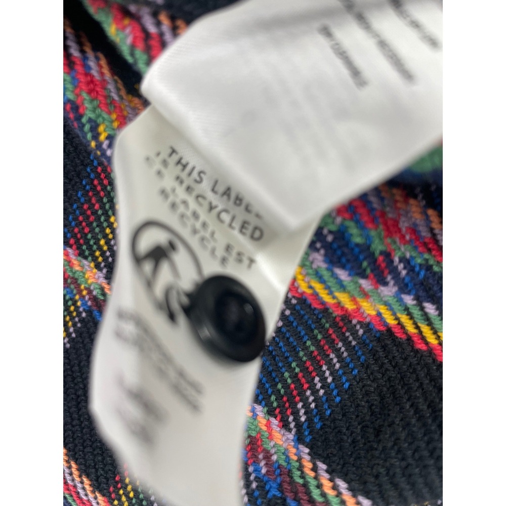 Outerknown Shirt Blanket Shirt Large Black Plaid NWT - Picture 8 of 9